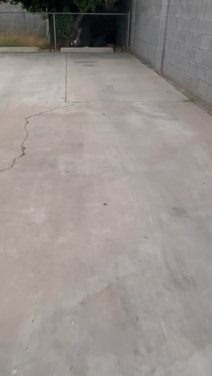 Clean driveway after junk removal
